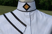 Load image into Gallery viewer, White Base w/Gold &amp; Black Stripes - Black Thick Stripe - Size 40 (One Collar) (2)

