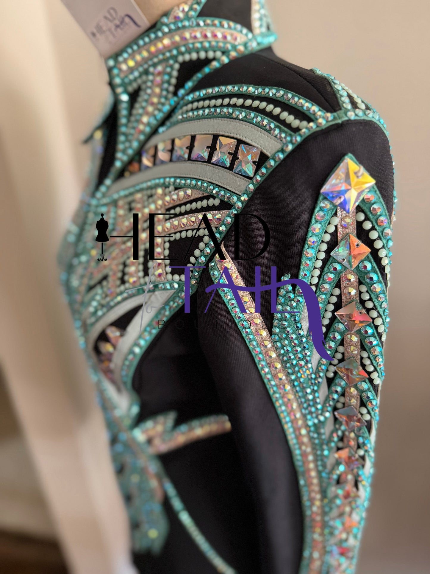 By Rachel Teal & Silver Showmanship Jacket - Small