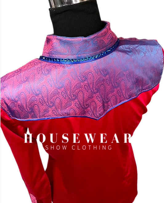 HouseWear Tailored Collection Red, Purple & Blue - Medium