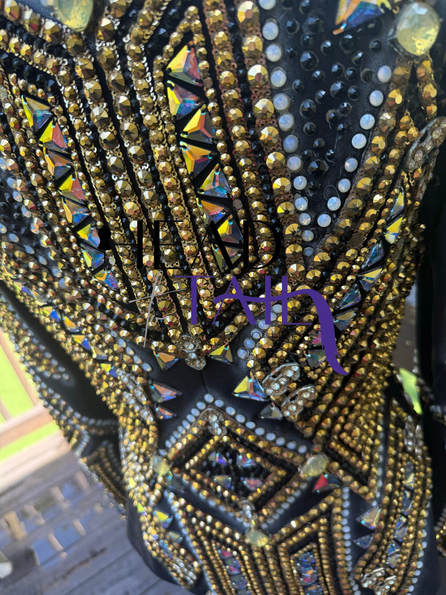 Trudy Black Label Black & Gold Showmanship Jacket - Small
