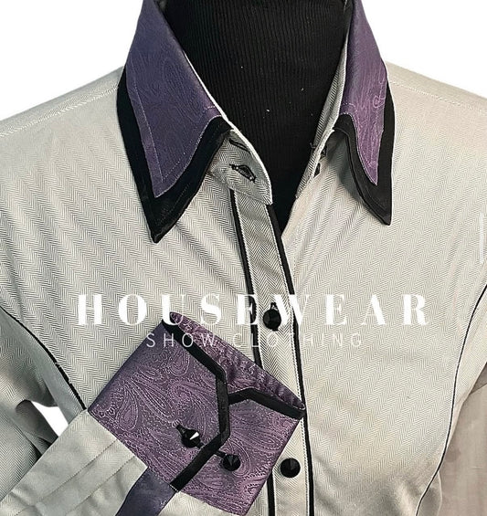 HouseWear Tailored Collection Silver Grey & Portobello - Medium