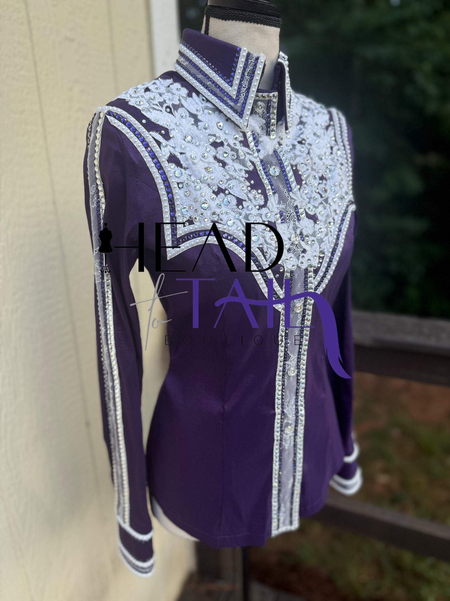 Kevin Garcia Originals Purple & Lace - Size 6
