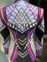 Load image into Gallery viewer, Unbridled Couture Fuchsia Purple, Gold &amp; Black Showmanship - Youth Large/Adult X-Small
