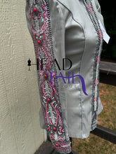 Load image into Gallery viewer, Unbridled Couture Silver &amp; Pink Full Sleeve - Small
