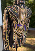 Load image into Gallery viewer, Sarah Longworth Black, Camel, Tan Showmanship Jacket - X-Small/Small
