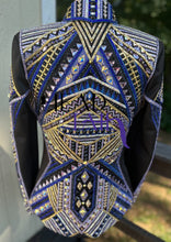 Load image into Gallery viewer, Lindsey James Show Clothing Blue &amp; Purple Showmanship Jacket - Medium
