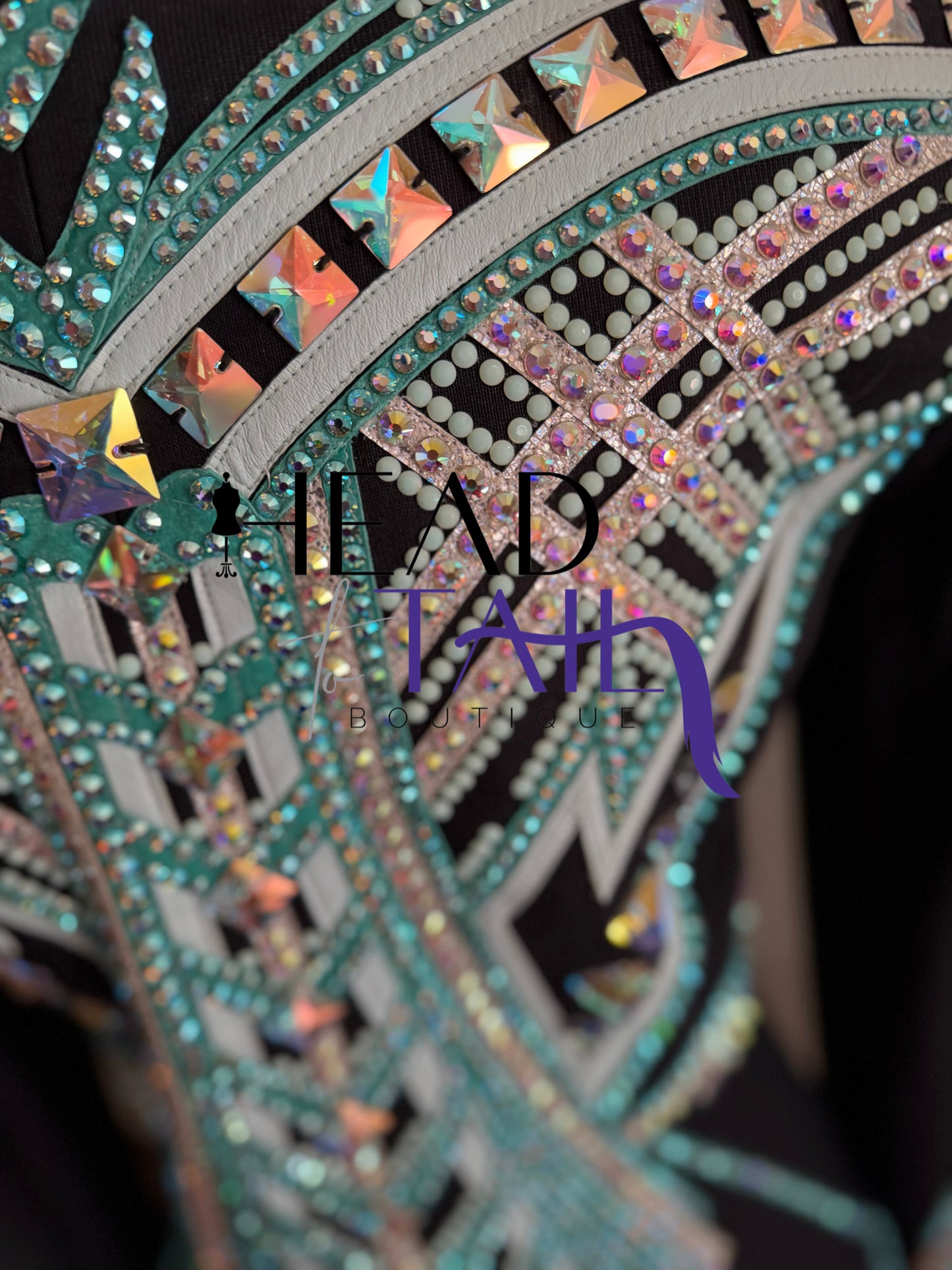 By Rachel Teal & Silver Showmanship Jacket - Small