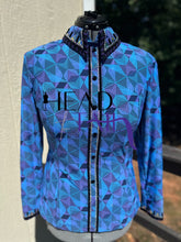 Load image into Gallery viewer, Kevin Garcia Originals Blue &amp; Purple Pattern Day Shirt - Size 14 - FINAL SALE
