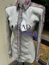 Load image into Gallery viewer, Unbridled Couture Silver &amp; Pink Full Sleeve - Small
