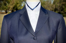 Load image into Gallery viewer, White: Navy V &amp; Black Thick Piping Collars - Size 38
