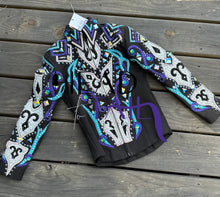 Load image into Gallery viewer, That’s Sew Christine Blue &amp; Pearl Jacket - Youth
