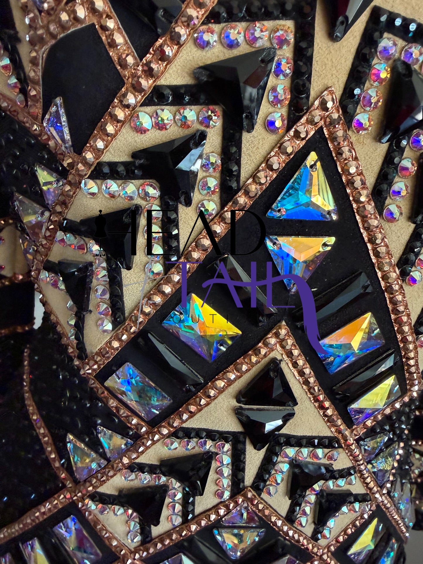 Lindsey James Show Clothing Black, Tan, Camel Showmanship Jacket - Small/Medium