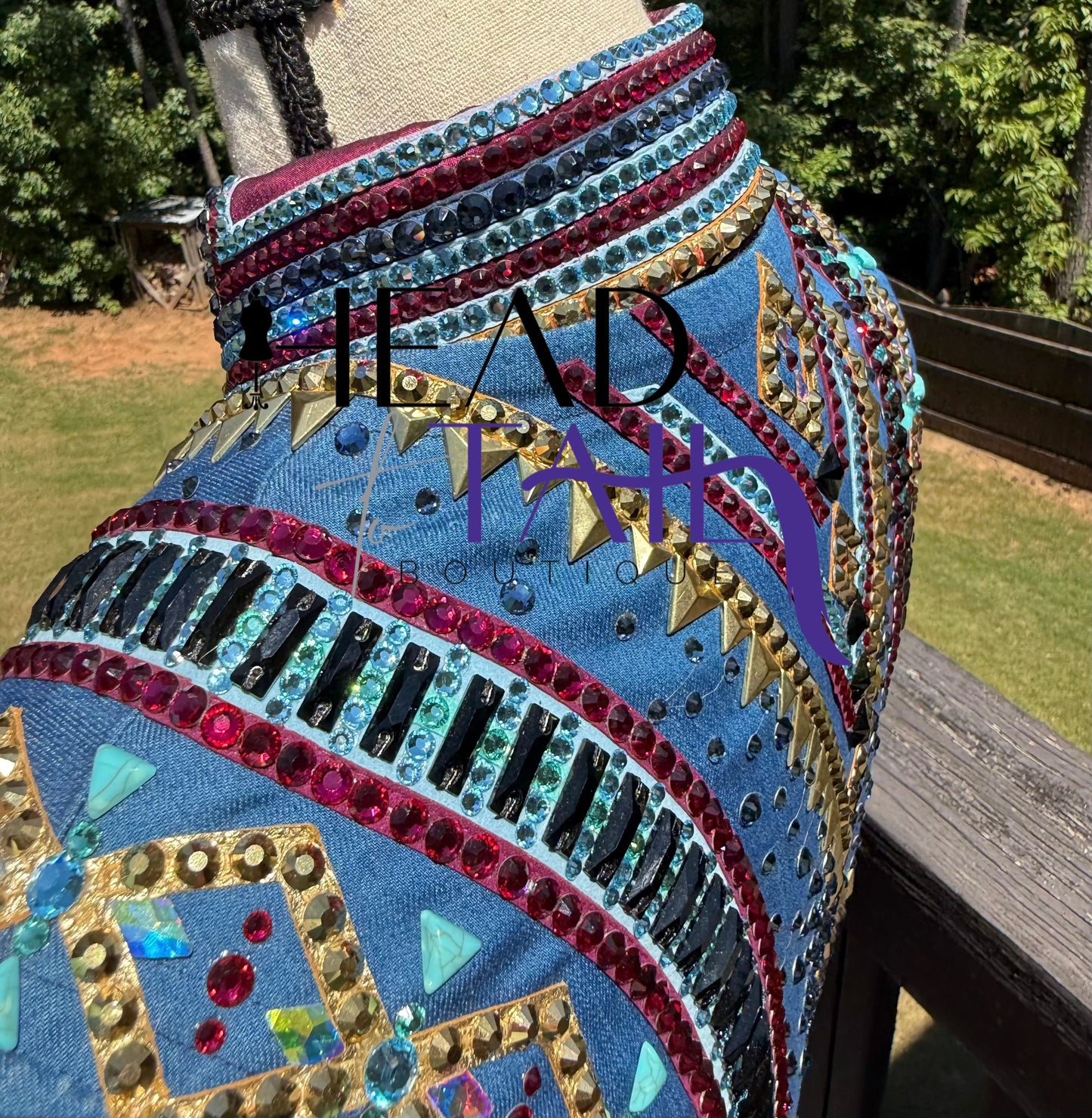 Kevin Garcia Originals Berry & Denim- Custom Piece APX  4 (Never Worn)