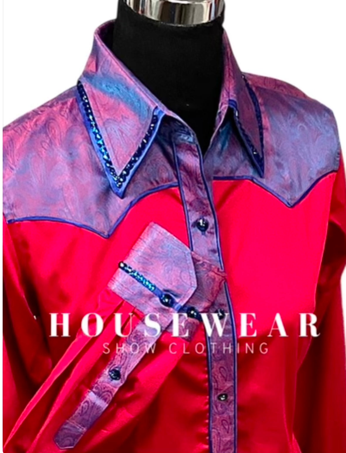 HouseWear Tailored Collection Red, Purple & Blue - Medium