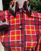 Load image into Gallery viewer, Kevin Garcia Originals Plaid Day Shirt - Size 4 - FINAL SALE

