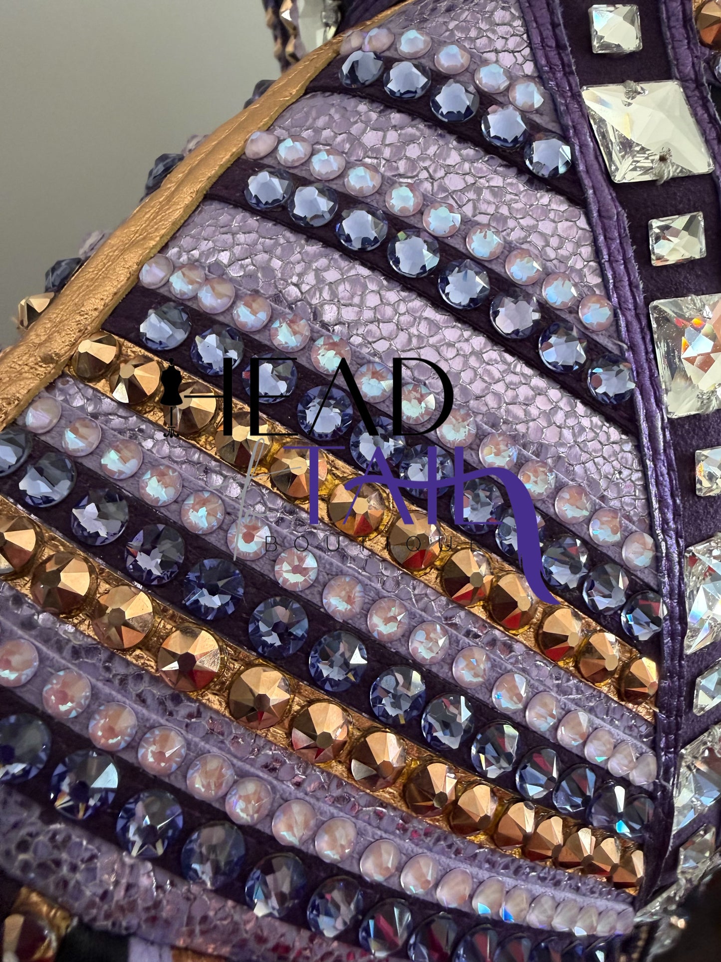 Stella Show Clothing Purple & Copper Showmanship Jacket - X-Small/Small