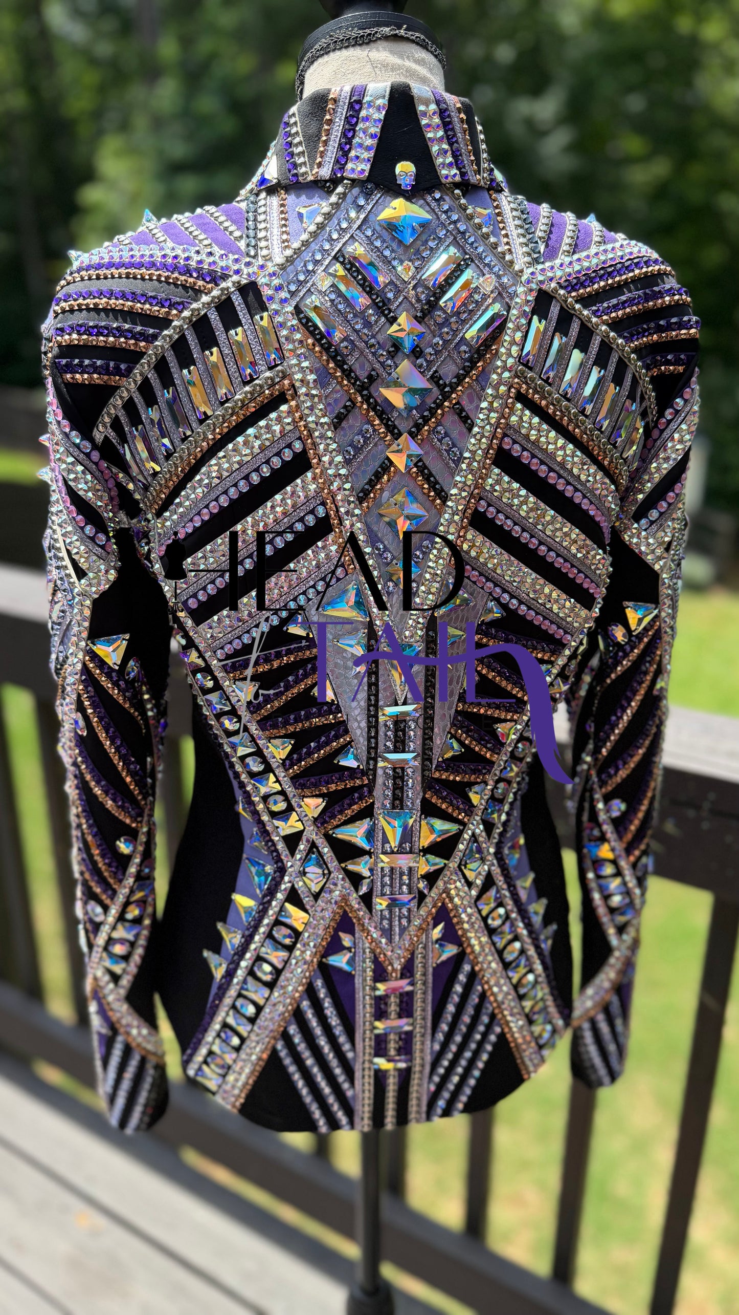 Stella Show Clothing Metallic Purple, Rose Gold & Silver Jacket - Small/Medium