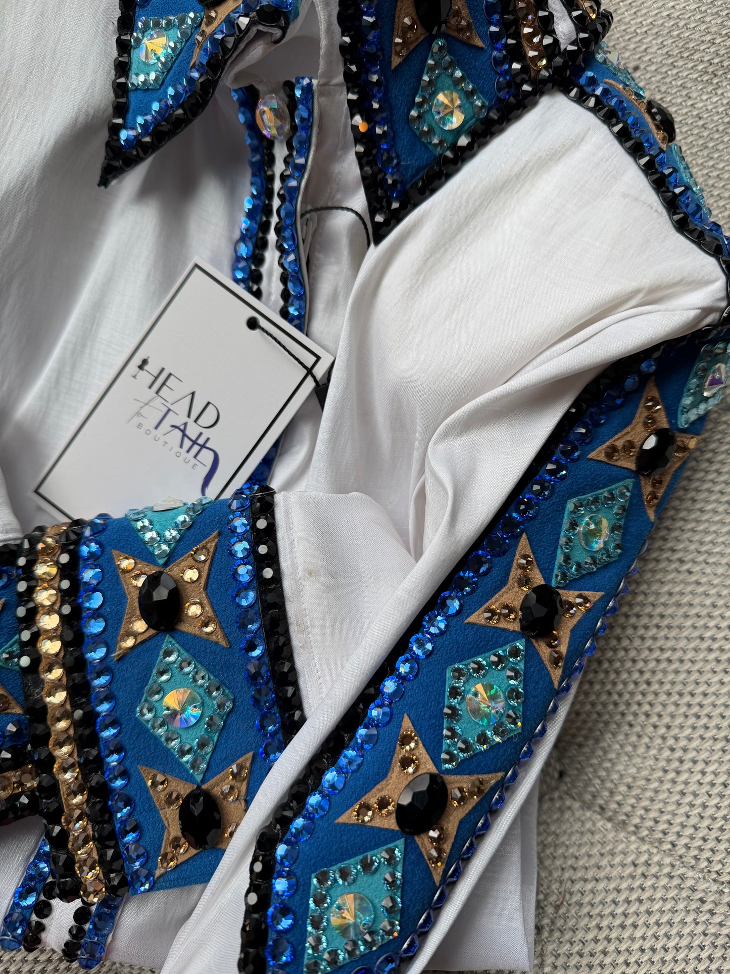 Kevin Garcia Originals White, Blues, Teal & Camel - YOUTH