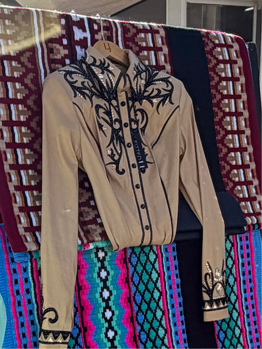 Lindsey James Gold w/ Black Detailing - Medium/Large