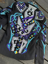 Load image into Gallery viewer, That’s Sew Christine Blue &amp; Pearl Jacket - Youth
