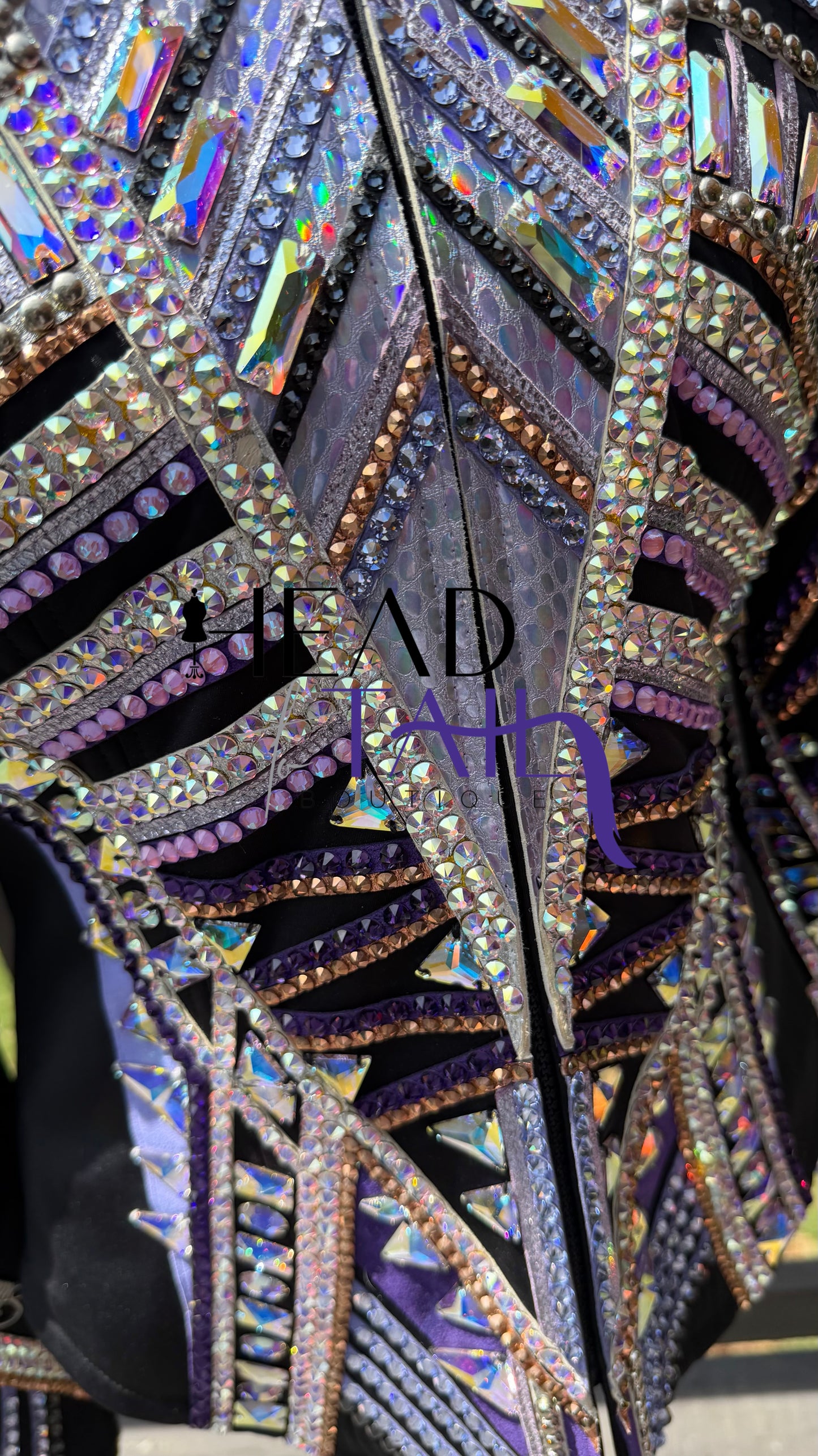 Stella Show Clothing Metallic Purple, Rose Gold & Silver Jacket - Small/Medium