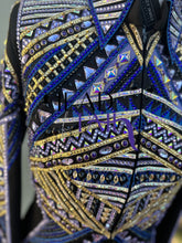 Load image into Gallery viewer, Lindsey James Show Clothing Blue &amp; Purple Showmanship Jacket - Medium
