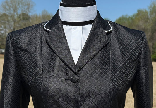Boo Yah Black Print with Black Piping- Size 2