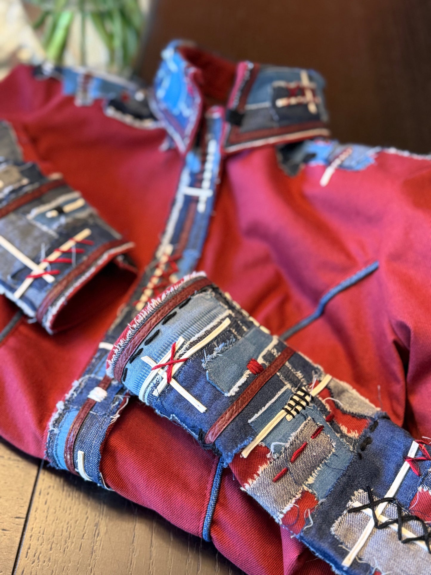 Jolene’s Designs Denim on Denim Ranch Day Shirt - Appx Small/Medium