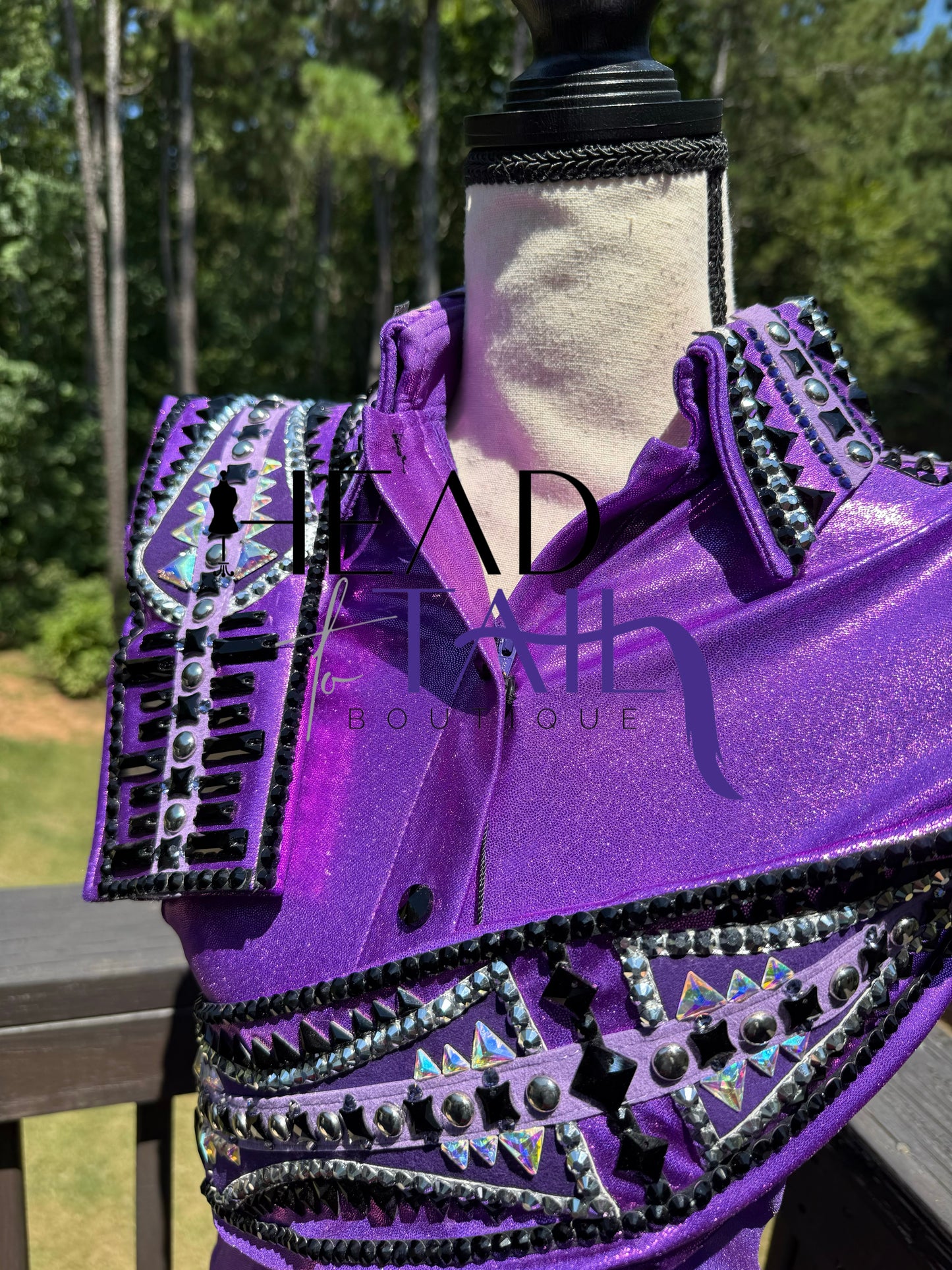 Kevin Garcia Originals Royal Purple Metallic Full Sleeve Design - Size: Custom Piece APX 6/8 SHORT