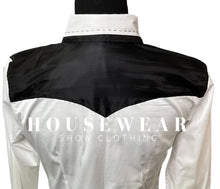 Load image into Gallery viewer, HouseWear Tailored Collection White w/ Black - Small
