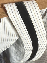 Load image into Gallery viewer, White Base w/Gold &amp; Black Stripes - Black Thick Stripe - Size 40 (One Collar) (2)
