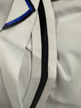 Load image into Gallery viewer, White: Royal Blue/Black V and Black Thick Stripe - Size 40
