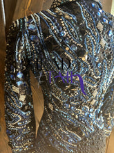 Load image into Gallery viewer, Lindsey James Show Clothing Blue &amp; Silver Showmanship Jacket - YOUTH/Adult XS
