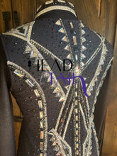 Load image into Gallery viewer, Kevin Garcia Originals Silver &amp; Black Day Shirt + Vest - Size 12/14

