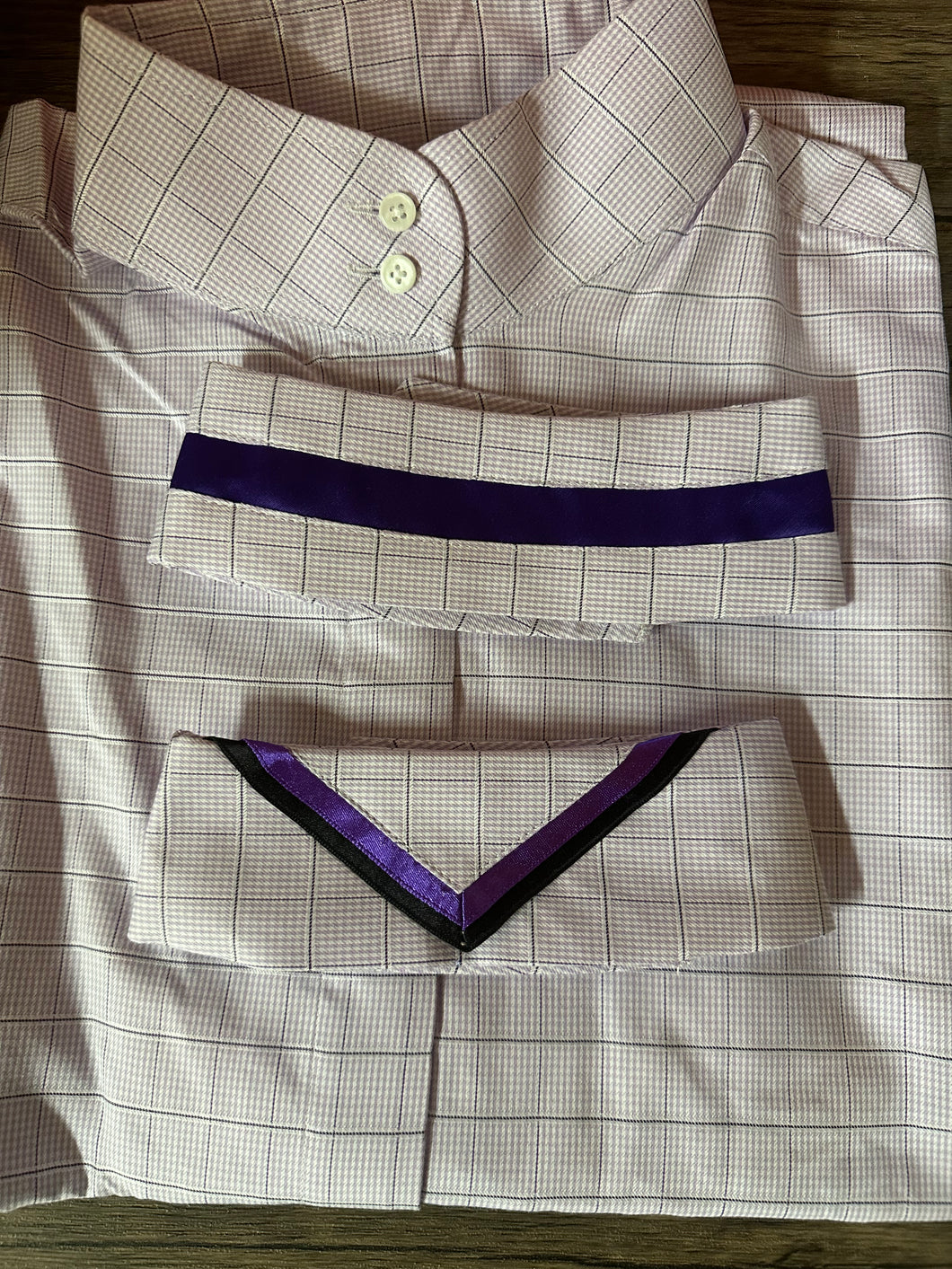 Light Purple Squares - 2 Collars - Size 36