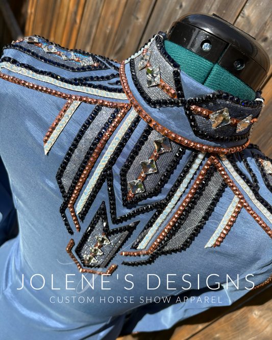 Jolene's Designs Steel Blue Day Shirt - X-Small