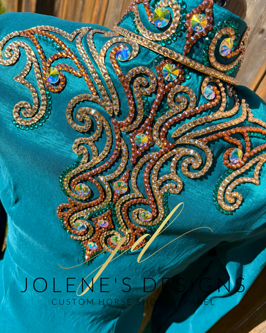 Jolene's Designs Turquoise Day Shirt - Medium/Large