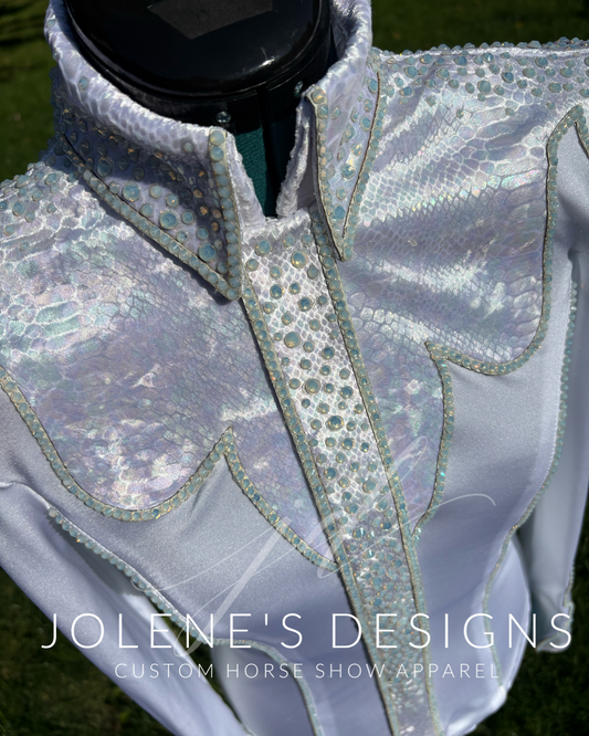 Jolene's Designs White Opal Day Shirt - Medium/Large