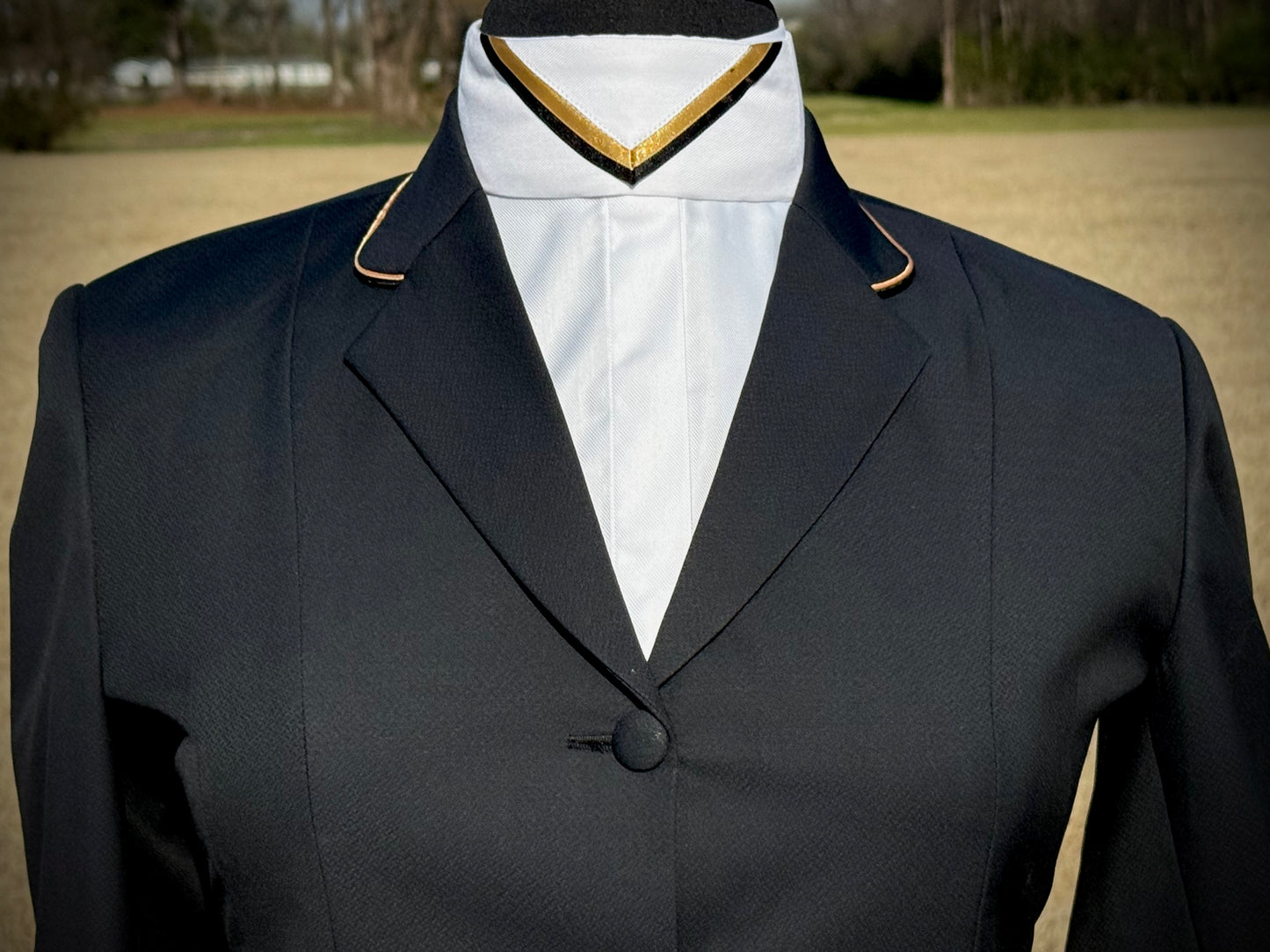 Boo Yah Classic Black with Black/White Piping - Size 14