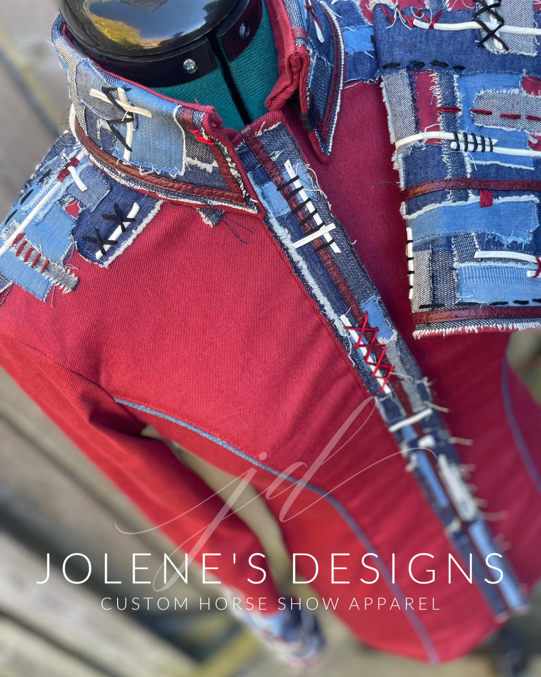 Jolene’s Designs Denim on Denim Ranch Day Shirt - Appx Small/Medium