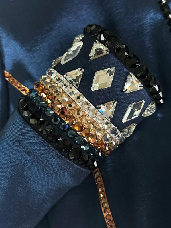 Kevin Garcia Originals Navy, Silver, Copper & Gold Half Sleeve - Size 2/4