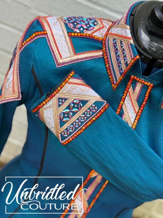 Unbridled Couture Solar Flare Day Shirt - Medium