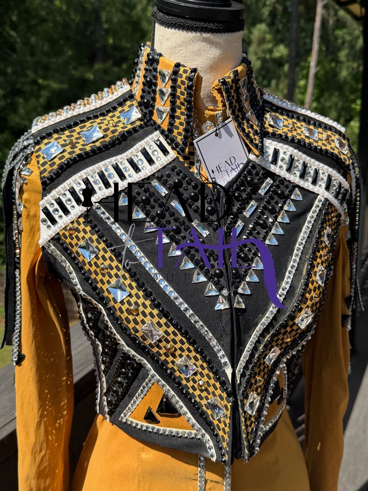 Kevin Garcia Originals Mustard Gold, Black, White, Silver Set - Youth Large/Adult XS