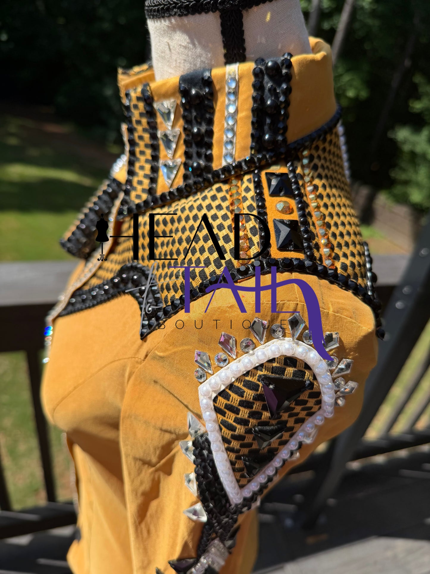 Kevin Garcia Originals Mustard Gold, Black, White, Silver Set - Youth Large/Adult XS