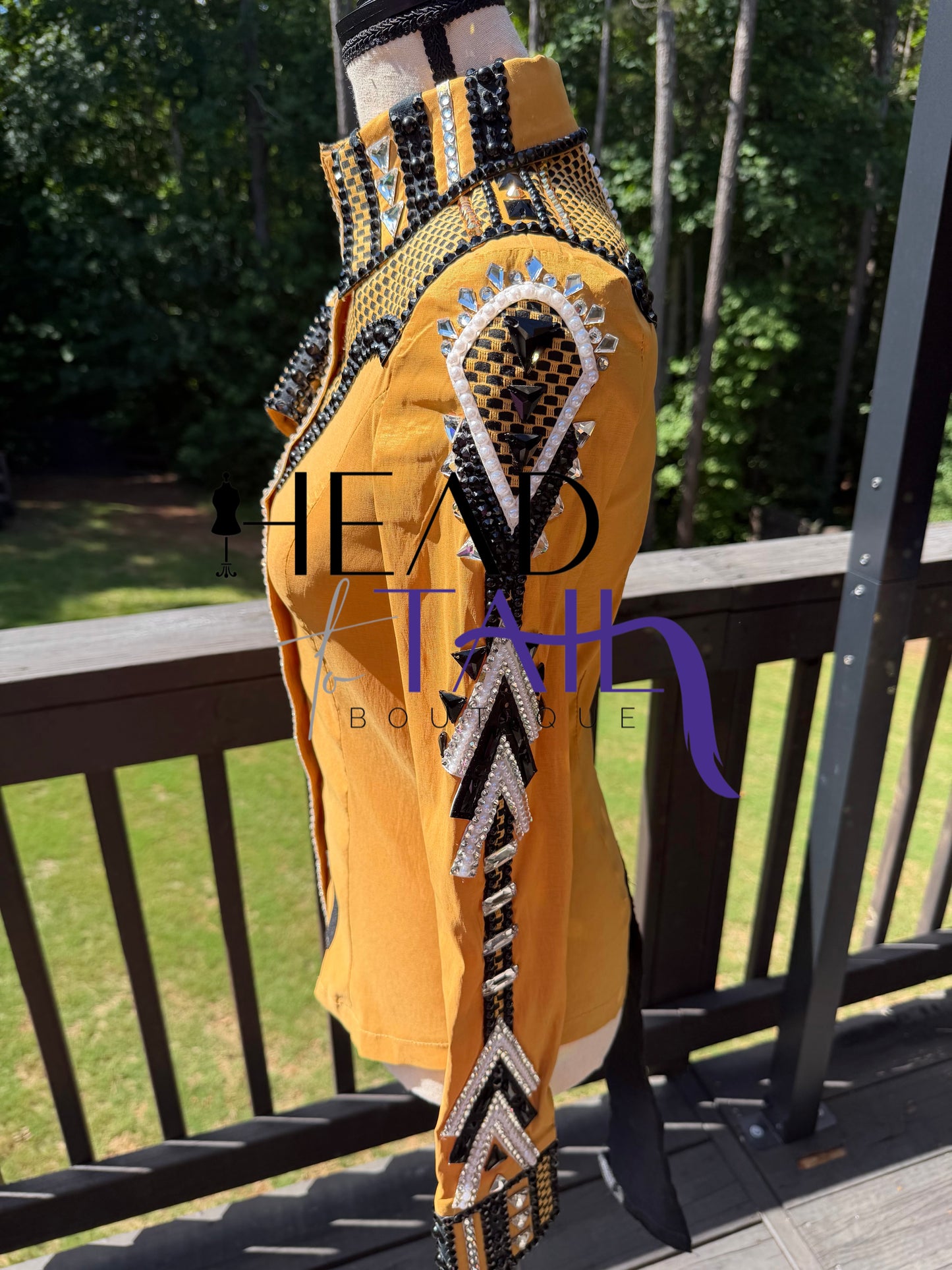 Kevin Garcia Originals Mustard Gold, Black, White, Silver Set - Youth Large/Adult XS
