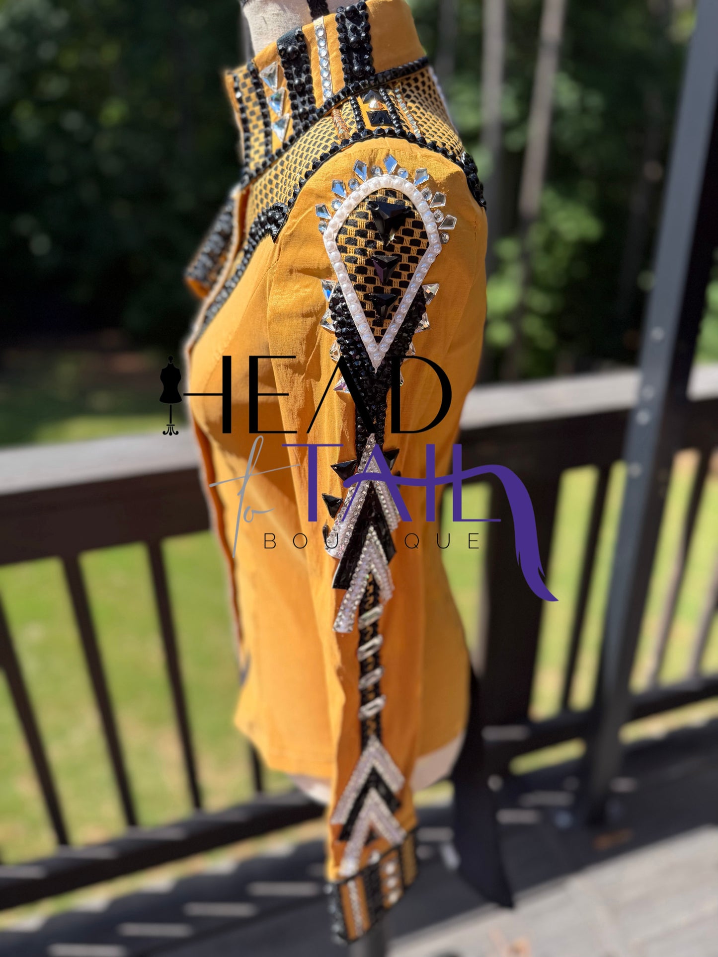 Kevin Garcia Originals Mustard Gold, Black, White, Silver Set - Youth Large/Adult XS