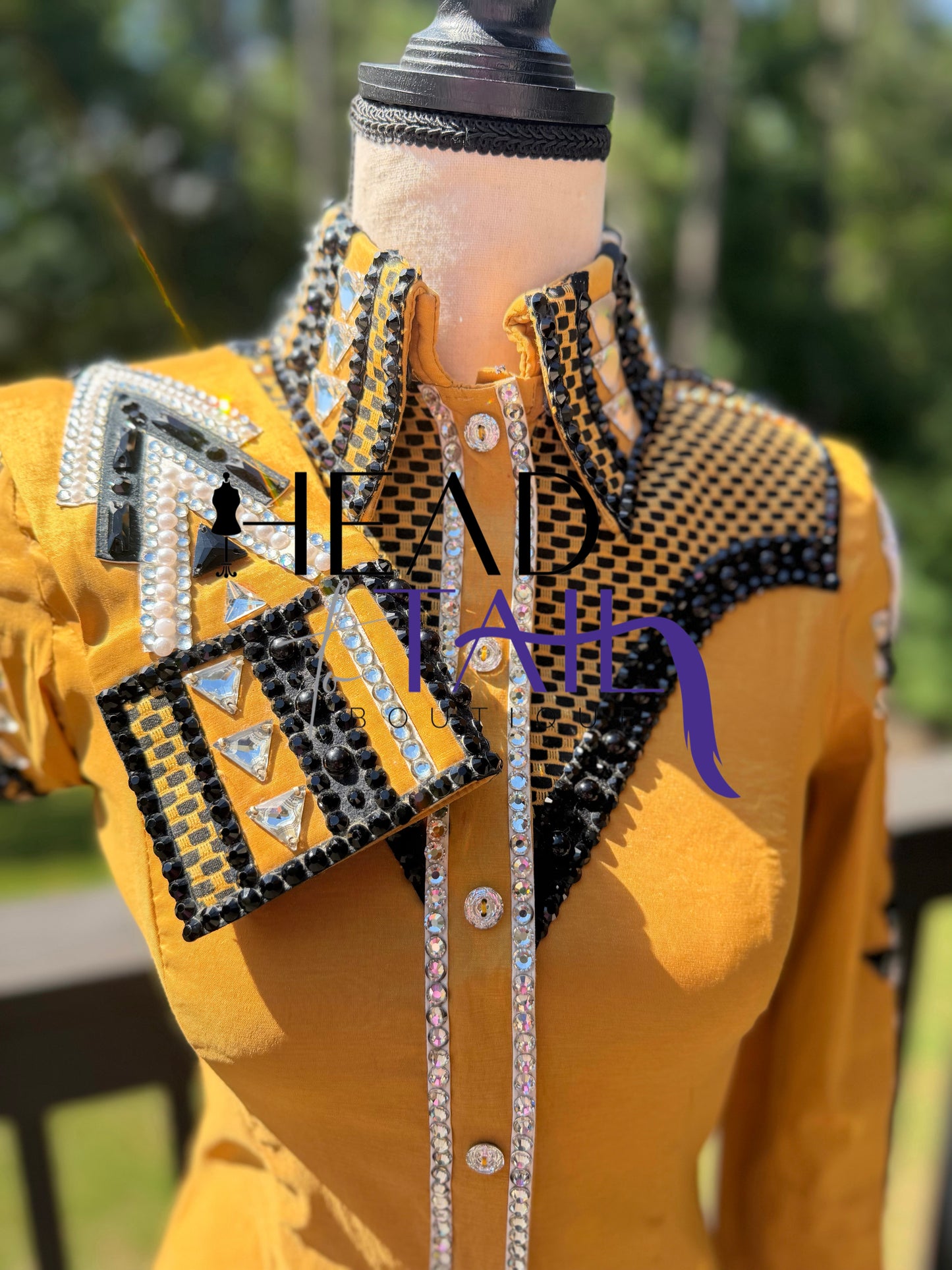 Kevin Garcia Originals Mustard Gold, Black, White, Silver Set - Youth Large/Adult XS