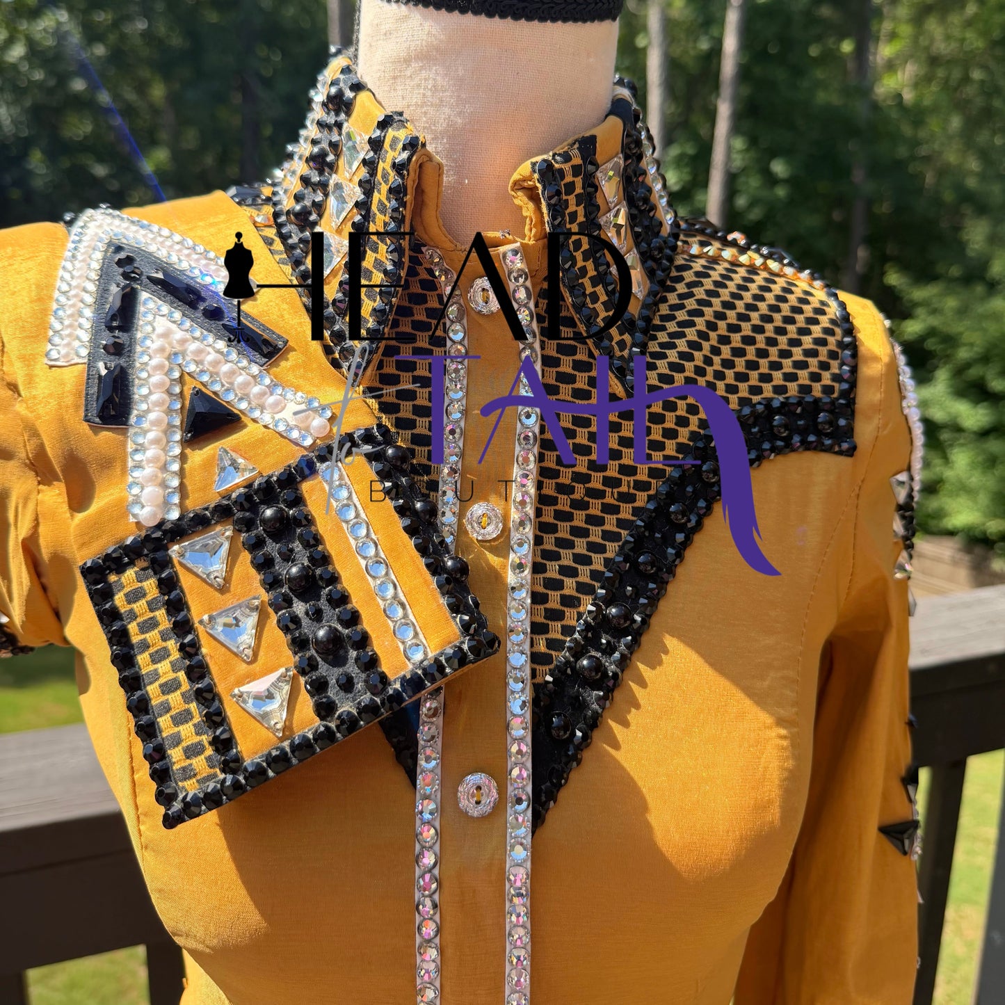 Kevin Garcia Originals Mustard Gold, Black, White, Silver Set - Youth Large/Adult XS