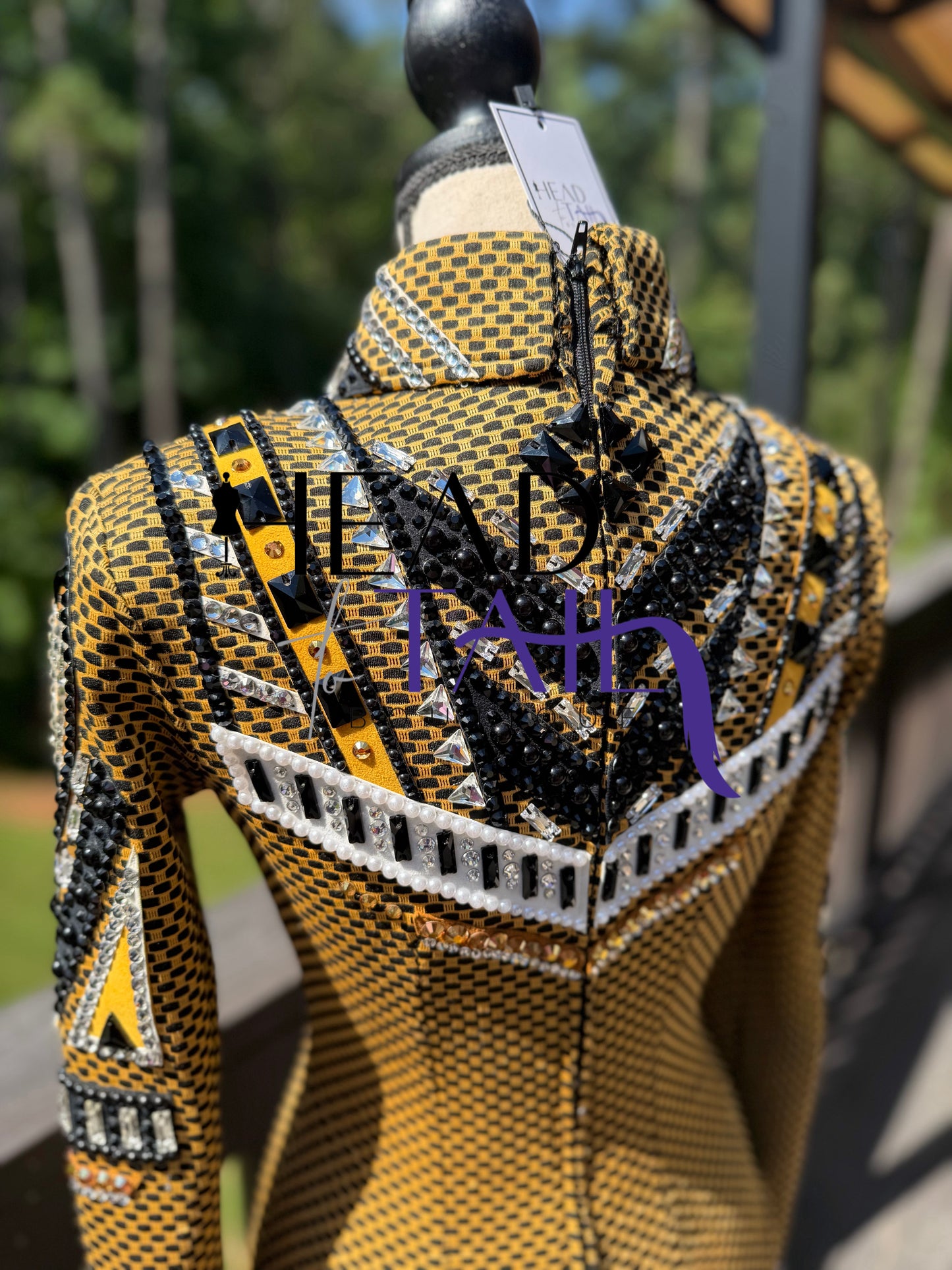 Kevin Garcia Originals Mustard Gold, Black, White, Silver Set - Youth Large/Adult XS