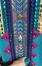 Load image into Gallery viewer, Lindsey James Show Clothing Turquoise &amp; Purple Day - X-Small
